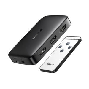 conmutador hdmi (switch) 4k@30hz | 3 entradas a 1 salida | 3d | transmisión estable | incluye control remoto | receptor de infrarrojos | indicador led | chip inteligente | incluye cable micro usb para alimentación.