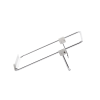 soporte para laptop / plegable / ajustable de 87 a 131 mm / amplia compatibilidad 11'' 16'' / capacidad de carga 20 kg / antideslizante / ultra ligero / metal / abs / silicona / color plata