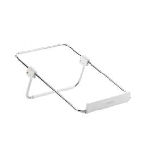 soporte para laptop / plegable / ajustable de 87 a 131 mm / amplia compatibilidad 11'' 16'' / capacidad de carga 20 kg / antideslizante / ultra ligero / metal / abs / silicona / color plata