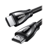 cable hdmi 2.1 de nylon trenzado / 1 metro / 8k@60hz/4k@120hz / earc (canal de retorno de audio / hdr10+ / vvr / hec (canal ethernet hdmi) / allm / 3d / dolby atmos / dolby visión / 48 gbps / mayor duración.