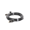 cable hdmi de 10 metros por fibra Óptica 8k@60hz / fibra de 4 núcleos + cobre estañado de 7 núcleos / compatible con hdmi 2.1 / alta velocidad 18 gbps / 3d / hdr / caja de aleacion zinc / premium
