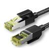 cable ethernet cat7 classâ… f/ftp redondo con malla de nylon 2 metros
