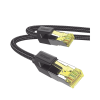 cable ethernet cat7 classâ… f/ftp redondo con malla de nylon 5 metros