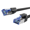 cable ethernet cat8 classâ… f/ftp redondo con malla de nylon 2 metros
