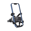 soporte de teléfono para rendija de ventilación | tecnología gravity drive | rotación de 360° | suspensión por goma | 5 puntos de sujeción | compacto | ajustable | estable | compatible con rejilla de ventilaci