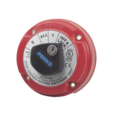 switch selector de batería de servicio mediano con bloqueo por medio de llave, para sistemas eléctricos marinos switch selector de batería de servicio mediano con bloqueo por medio de llave, para sistemas eléctricos marinos