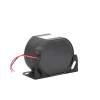 alarma de reversa vehicular con montaje para superficies, 12 36 vcc, 112 dba
