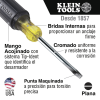 juego de desarmadores de punta ranurada y phillips de 4 piezas.