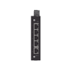 industrial eco switch 5 puertos 1000 base t negro