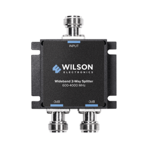 divisor de potencia (splitter) de dos vías para 600 4000 mhz.