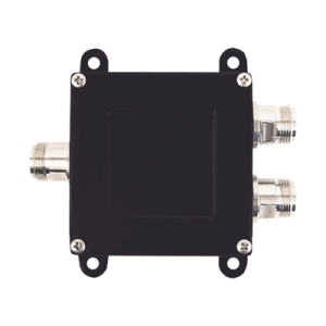 separador tap 7 db con rango de frecuencia de 700 a 2500 mhz. ideal para separar las antenas a diferentes longitudes de cable coaxial. 50 ohm. conectores n hembra.