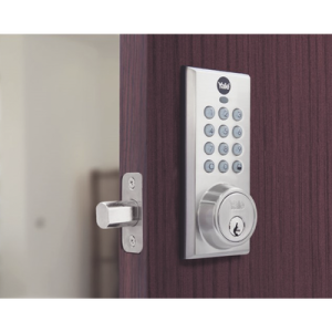 cerradura digital con teclado ydd114 / 10 usuarios/ para puerta izq o derecha de 60 a 70 mm