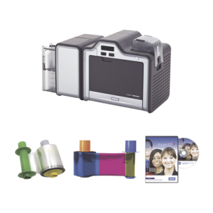 kit impresora retransferencia hdp5000/ un lado/ incluye ribbon, film y software/ 3 años garantía
