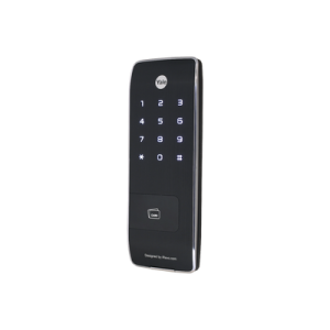 cerradura ydr343 slim ultra delgada, elegante / tarjeta o pin / 40 usuarios
