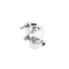 montaje de 3 posiciones con rosca 3/8" x 24 hilos.