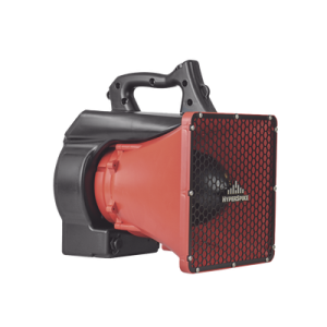 altavoz portátil de alta fidelidad hyperspike® serie hs 10, con aislante de ruido, color rojo con negro