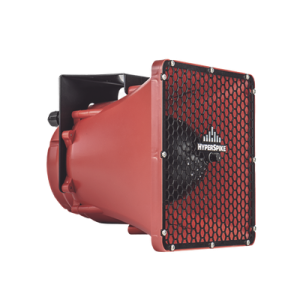 altavoz de alta fidelidad hyperspike®, serie tcpa 10, con aislante de ruido, listado ul, clase i, division 2 (c1d2), color rojo