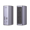hub usb c (docking revodok pro) 12 en 1 | 2 usb a 3.0 | 1 usb c pd carga 100w | 1 usb a 3.1 | 1 usb c 3.1 | hdmi 4k | hdmi 8k ultra hd | display port 4k | rj45 (gigabit) | lector tarjeta sd + micro sd (tf) | jack audio 3.5mm.