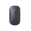 mouse inalámbrico 2.4 ghz | ultra delgado y silencioso | dpi 1000/1600/2000/4000 (ajustable) | alcance 10m | scroll de aluminio | adaptable a diferentes superficies | diseño suave al tacto | contiene receptor usb | color negro.