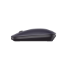 mouse inalámbrico 2.4 ghz | ultra delgado y silencioso | dpi 1000/1600/2000/4000 (ajustable) | alcance 10m | scroll de aluminio | adaptable a diferentes superficies | diseño suave al tacto | contiene receptor usb | color negro.