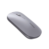 mouse inalámbrico 2.4 ghz | ultra delgado y silencioso | dpi 1000/1600/2000/4000 (ajustable) | alcance 10m | scroll de aluminio | adaptable a diferentes superficies | diseño suave al tacto | contiene receptor usb | color gris.