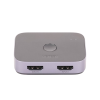 conmutador hdmi 2.1 8k @60hz | hdmi splitter 2 entradas a 1 salida | soporta 4k @120hz 1080p @240hz 3d | hdr dolby | alta velocidad 48gbps | formatos de audio lpcm/dts/dsd, 2,0/2,1/5,1/7,1 canales.