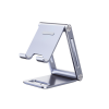 soporte para teléfono celular de aluminio / angulo ajustable / amplia compatibilidad con dispositivos de 4.7'' a 7.9'' / antideslizante / antiarañazos / plegable / color azul