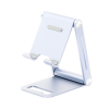 soporte para teléfono celular de aluminio / angulo ajustable / amplia compatibilidad con dispositivos de 4.7'' a 7.9'' / antideslizante / antiarañazos / plegable / color azul