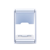 soporte para teléfono celular de aluminio / angulo ajustable / amplia compatibilidad con dispositivos de 4.7'' a 7.9'' / antideslizante / antiarañazos / plegable / color azul