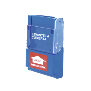 estación manual de emergencia / policarbonato alta resistencia / 2 años garantia
