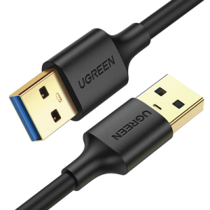 cable usb a 3.0 a usb a 3.0 / 3 metros / macho a macho / conector niquelado / núcleo de cobre estañado / blindaje múltiple / velocidad 5gbps / no requiere controlador / compatible con usb 2.0 y usb 1.1