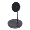 soporte de carga inalámbrica | 3 en 1 | compatible con magsafe | perfecto para iphone y airpods | carga rápida adaptativa /simultanea | múltiples protecciones | luz indicadora led | aleación de aluminio | incluye cable