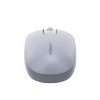 mouse inalámbrico 2.4g 800/1200/1600/2400 dpi | función de 3 botones | alcance 10m | silencioso | ergonómico | anti caída y anti interferencias | batería alcalina aa incluida | color grey.