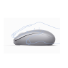 mouse inalámbrico 2.4g 800/1200/1600/2400 dpi | función de 3 botones | alcance 10m | silencioso | ergonómico | anti caída y anti interferencias | batería alcalina aa incluida | color grey.