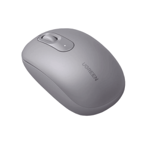 mouse inalámbrico 2.4g 800/1200/1600/2400 dpi | función de 3 botones | alcance 10m | silencioso | ergonómico | anti caída y anti interferencias | batería alcalina aa incluida | color grey.