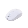 mouse inalámbrico 2.4g 800/1200/1600/2400 dpi | función de 3 botones | alcance 10m | silencioso | ergonómico | anti caída y anti interferencias | batería alcalina aa incluida | color dusty blue.