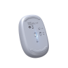 mouse inalámbrico 2.4g 800/1200/1600/2400 dpi | función de 3 botones | alcance 10m | silencioso | ergonómico | anti caída y anti interferencias | batería alcalina aa incluida | color dusty blue.