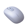 mouse inalámbrico 2.4g 800/1200/1600/2400 dpi | función de 3 botones | alcance 10m | silencioso | ergonómico | anti caída y anti interferencias | batería alcalina aa incluida | color dusty blue.