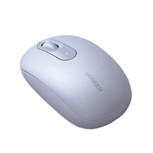 mouse inalámbrico 2.4g 800/1200/1600/2400 dpi | función de 3 botones | alcance 10m | silencioso | ergonómico | anti caída y anti interferencias | batería alcalina aa incluida | color dusty blue.