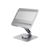 soporte giratorio de aluminio para laptop | giratorio 360° | función de bloqueo | soporta laptops de 10 a 17.3''| capacidad de carga 5kg | excelente estabilidad | diseño ergonómico | altura y angulo ajustable | plegable y port&amp