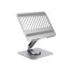 soporte giratorio de aluminio para laptop | giratorio 360° | función de bloqueo | soporta laptops de 10 a 17.3''| capacidad de carga 5kg | excelente estabilidad | diseño ergonómico | altura y angulo ajustable | plegable y port&amp