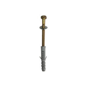 tornillo 6" d / largo , c / rondana y taquete p / tope d / hule / uso en concreto