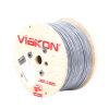 cable 2 x 18 awg / blindado / 305 metros / riser / ul / color gris / hecho en méxico