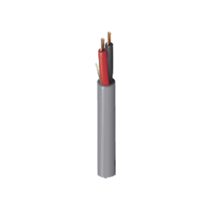 bobina de 305 metros de cable / 2 x 16 awg / color gris / para aplicaciones multi propósito, seguridad, control de acceso, audio.