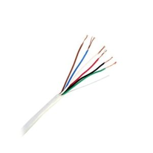 bobina de 305 metros / 6 x 22 awg / cable de cobre / tipo cmr / para interior / para aplicaciones de control de accesos / alarmas de intrusión / automatización / interfonos y tv porteros