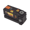 nivel láser rojo de bolsillo con rotación de 360º y alcance de 9.1 metros. con montaje mágnetico y para tripoide