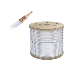 carrete de cable coaxial plenum de baja perdida wilson de 1/2". 50 ohm de impedancia. carrete de 152.4 m