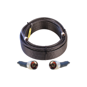 jumper coaxial con cable wilson 400 | conector n macho en los extremos | 30.48 metros de longitud.