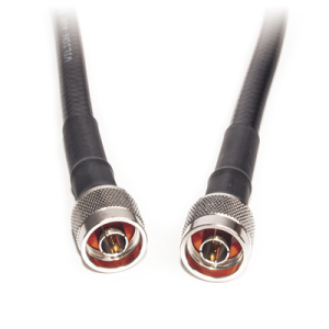 jumper coaxial con cable wilson 400 | conector n macho en los extremos | 60 centimetros de longitud.