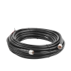 jumper coaxial de 50 ohm con cable wilson 400 | conector n macho en los extremos | 15.24 metros de longitud.